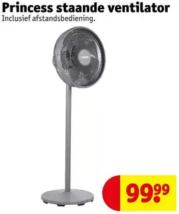 Kruidvat Princess staande ventilator aanbieding