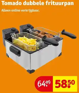 Kruidvat Tomado dubbele frituurpan aanbieding