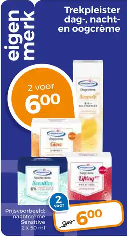 Trekpleister Trekpleister dag-, nacht- en oogcrème aanbieding