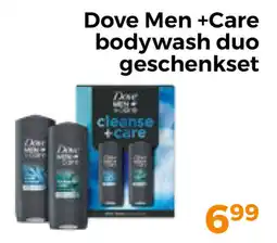 Trekpleister Dove Men +Care Bodywash Duo Geschenkset aanbieding