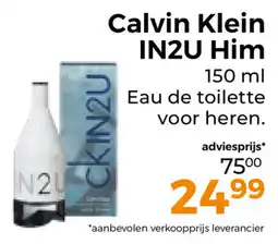 Trekpleister Calvin Klein IN2U Him aanbieding