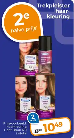 Trekpleister Trekpleister Haarkleuring aanbieding