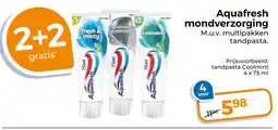 Trekpleister Aquafresh mondverzorging aanbieding