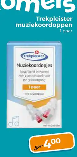 Trekpleister Trekpleister muziekoordoppen aanbieding