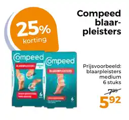 Trekpleister Compeed Blaarpleisters aanbieding