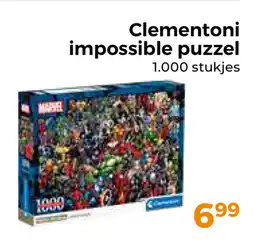 Trekpleister Clementoni impossible puzzel aanbieding