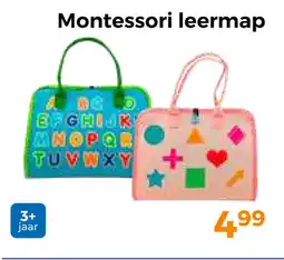 Trekpleister Montessori leermap aanbieding