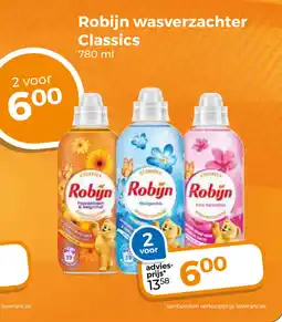 Trekpleister Robijn Wasverzachter Classics aanbieding