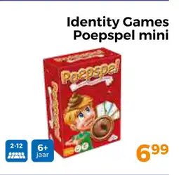 Trekpleister Identity Games Poepspel mini aanbieding