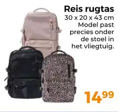 Trekpleister Reis Rugtas aanbieding