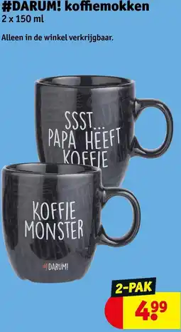 Kruidvat Darum! koffiemokken aanbieding