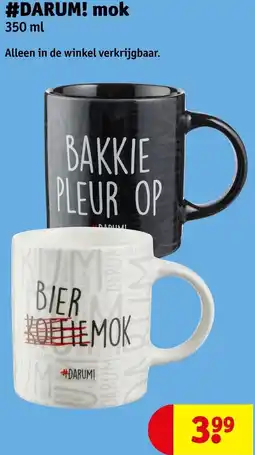 Kruidvat Darum! mok aanbieding