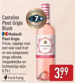 ALDI Cantolino Pinot Grigio Blush aanbieding