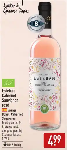 ALDI Esteban Cabernet Sauvignon rosé aanbieding