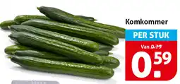 Hoogvliet Komkommer aanbieding