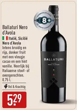ALDI Ballaturi Nero d'Avola aanbieding