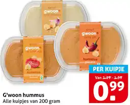 Hoogvliet G'woon hummus aanbieding