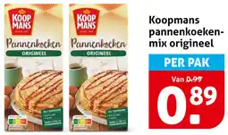 Hoogvliet Koopmans pannenkoekenmix origineel aanbieding