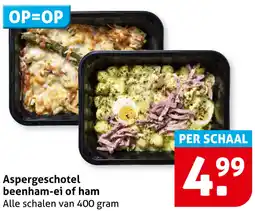 Hoogvliet Aspergeschotel beenham-ei of ham aanbieding