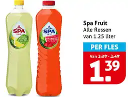 Hoogvliet Spa Fruit aanbieding