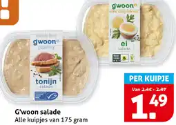 Hoogvliet G'woon salade aanbieding