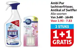 Hoogvliet Ambi Pur luchtverfrisser, Antikal of Swiffer aanbieding