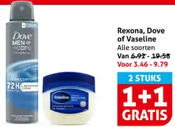 Hoogvliet Rexona, Dove of Vaseline aanbieding