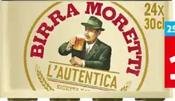 Hoogvliet Birra Moretti aanbieding