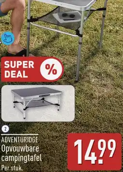 ALDI Adventuridge Opvouwbare campingtafel aanbieding