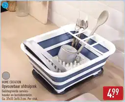 ALDI Home Creation Opvouwbaar afdruiprek aanbieding