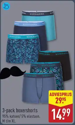 ALDI 3-pack boxershorts aanbieding