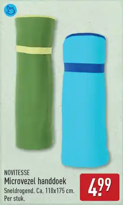 ALDI Novitesse Microvezel handdoek aanbieding