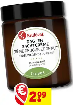 Kruidvat Kruidvat Dag en nachtcrème aanbieding