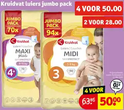 Kruidvat Kruidvat luiers jumbo pack aanbieding