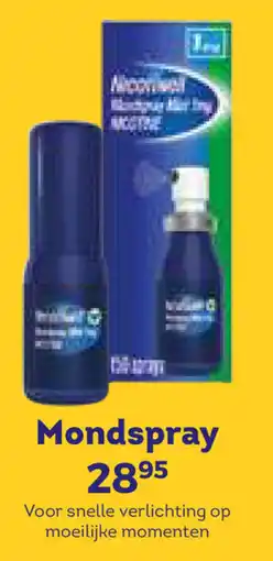 Trekpleister Nicotinell Mondspray aanbieding