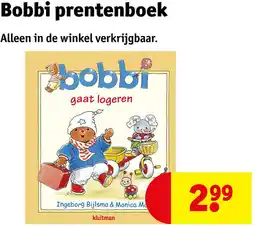 Kruidvat Bobbi prentenboek aanbieding