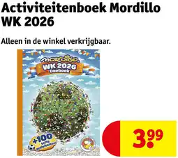 Kruidvat Activiteitenboek Mordillo WK 2026 aanbieding