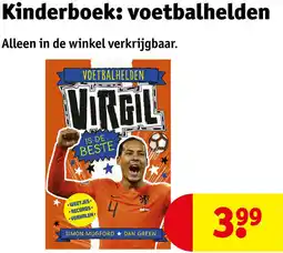 Kruidvat Kinderboek: voetbalhelden aanbieding