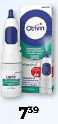 Trekpleister Otrivin Nasal Spray Menthol aanbieding