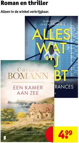 Kruidvat Roman en thriller aanbieding