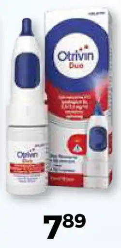 Trekpleister Otrivin Nasal Spray Dual Relief aanbieding