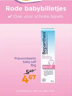 Trekpleister Bepanthen Baby Zalf aanbieding