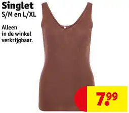 Kruidvat Singlet aanbieding