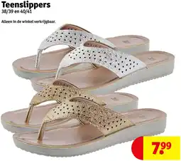 Kruidvat Teenslippers aanbieding