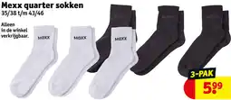 Kruidvat Mexx quarter sokken aanbieding