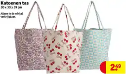 Kruidvat Katoenen tas aanbieding