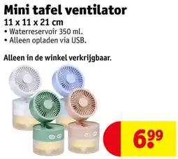 Kruidvat Mini tafel ventilator aanbieding