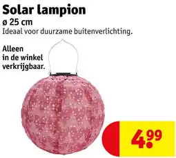 Kruidvat Solar lampion aanbieding