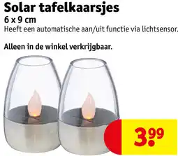 Kruidvat Solar tafelkaarsjes aanbieding