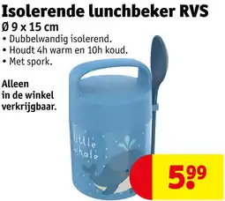 Kruidvat Isolerende lunchbeker RVS aanbieding